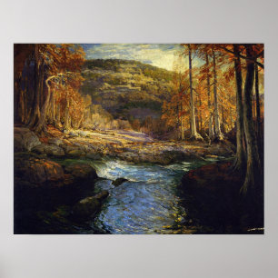Onderdonk - Forest Stream, Headwaters Of Guadalupe Poster