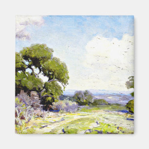 Onderdonk -Morning in the Live Oaks, Boerne, Texas Magnet