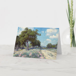 Onderdonk - Road through the Trees,  Card