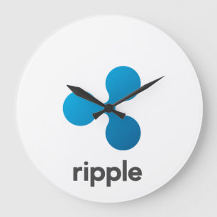 Ondulation (XRP) - horloge murale