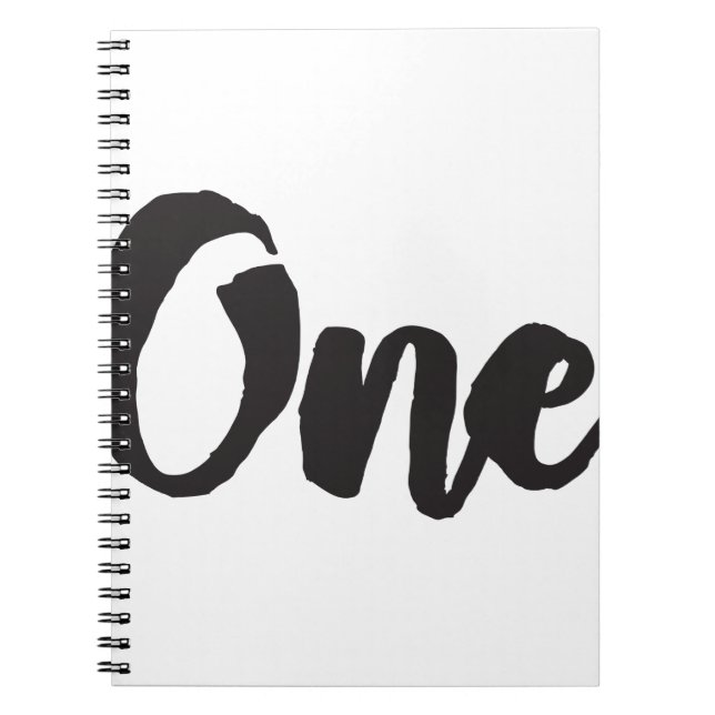 One 1st Birthday First Birthday My 1 year old Notebook (Front)