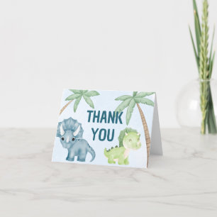One-A-Saurus Thank You First Birthday  Card