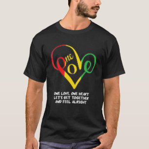 One African Love Heart Black History Month Cool BL T-Shirt