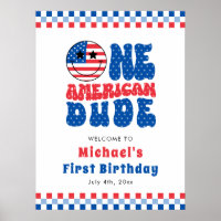 One American Dude 4th Of July First Birthday Party