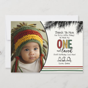 One and Loved Thank You Card