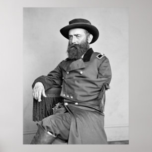 One-Armed Civil War Officer, 1860s Poster