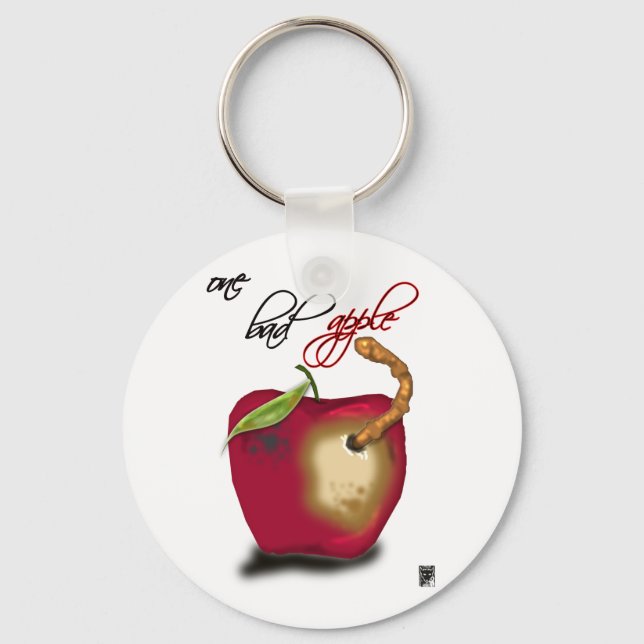 one bad apple keychain (Front)