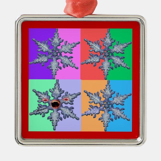 One Bad Snowflake Ornament (Front)