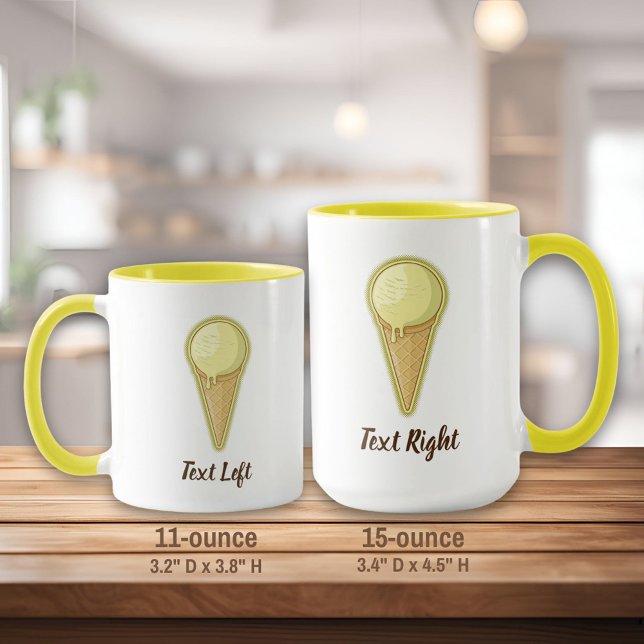 One Ball Ice Cream Cone Mug (Creator Uploaded)