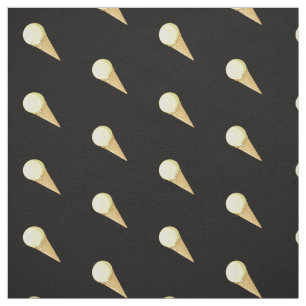 One Ball Ice Cream Cone Pattern Fabric