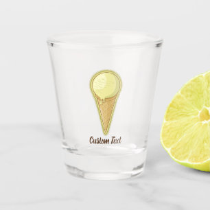 One Ball Ice Cream Cone Shot Glass