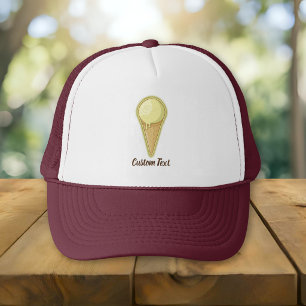 One Ball Ice Cream Cone Trucker Hat