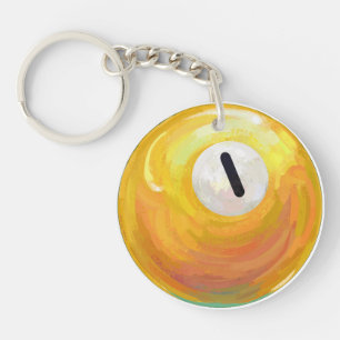 One Ball Keychain