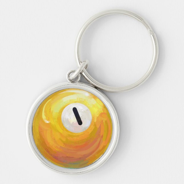 One Ball Keychain (Front)