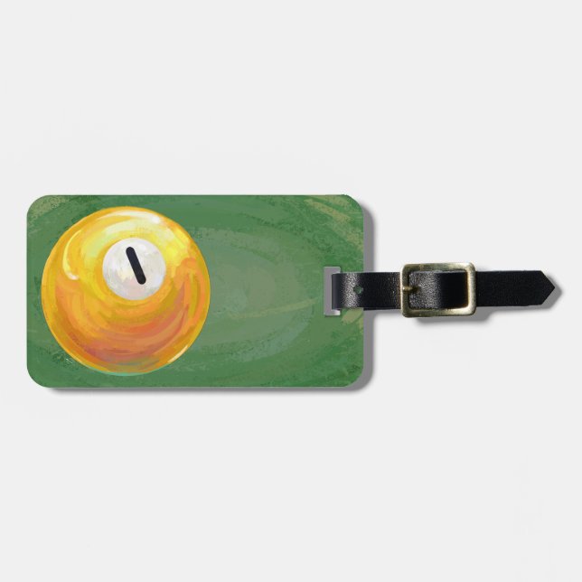 One Ball Luggage Tag (Front Horizontal)
