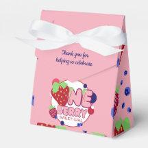 One Berry Sweet Girl Party Favour Box