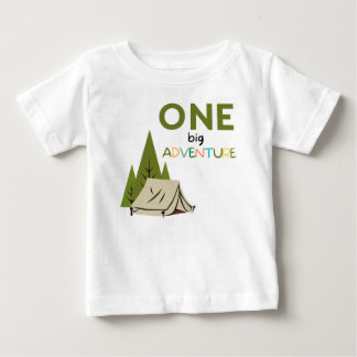ONE big Adventure first birthday baby shirt