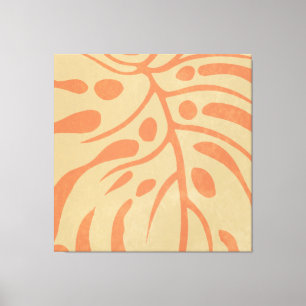 One big monstera canvas print
