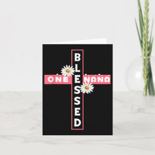 One Blessed Grandma Nonna Gigi Granny Nana Mama Je Card