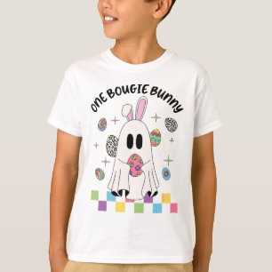 One Boojee Bunny Funny Boo Ghost Happy Easter Day T-Shirt
