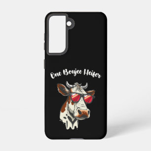 One Boujee Heifer Funny Cow Vintage Retro Samsung Galaxy Case