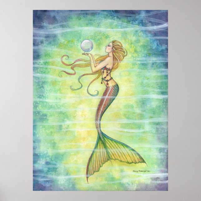 One Bubble Mermaid Poster (Front)