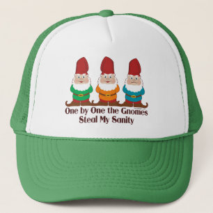 One By One The Gnomes Trucker Hat