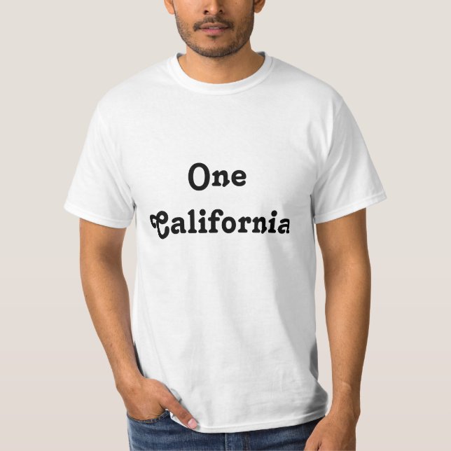 One california in retro script T-Shirt (Front)
