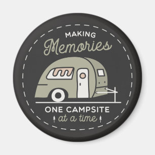 One Campsite at a Time Magnet
