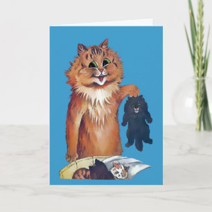 One Cat Leads to Another Cat Card