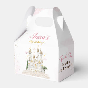 One-ce Upon A Time Princess 1st Birthday Party Favor Box