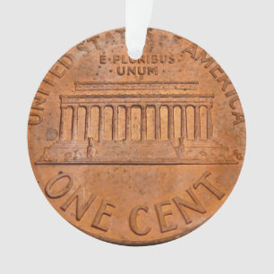 one cent christmas ornament