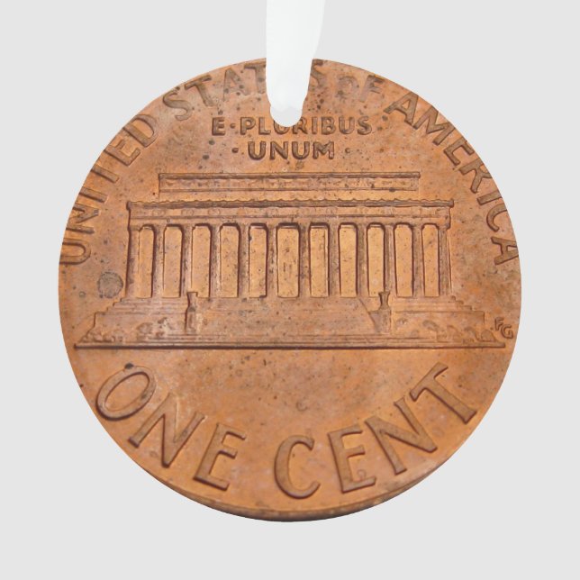 one cent christmas ornament (Front)