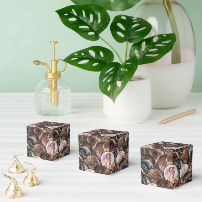 One Cent Penny Spread Background Favor Box (Multiple)