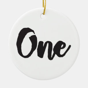One Ceramic Ornament