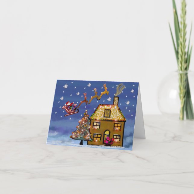 One Christmas Night Holiday Cards (Front)