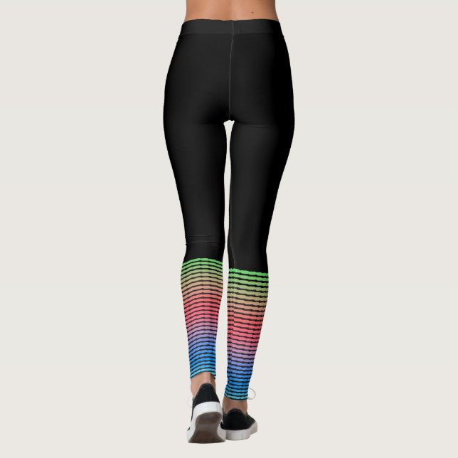 One Colour And Colourful Stripe Knee High Socks Leggings Zazzle