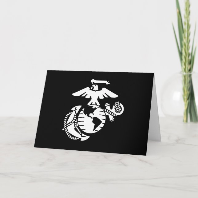 One-Colour EGA - White Note Card (Front)