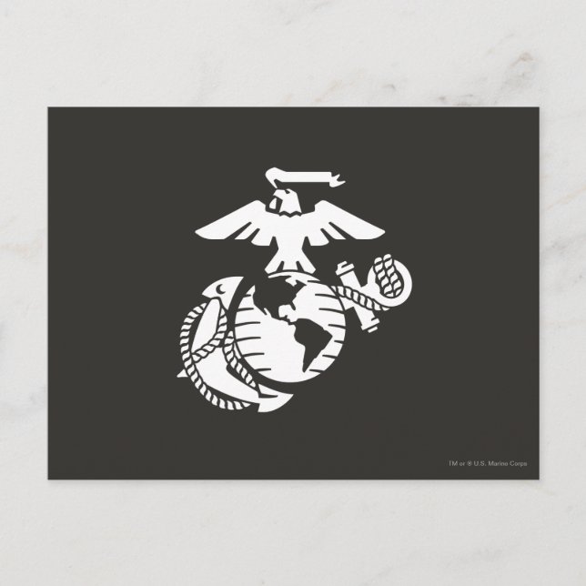 One-Colour EGA - White Postcard (Front)