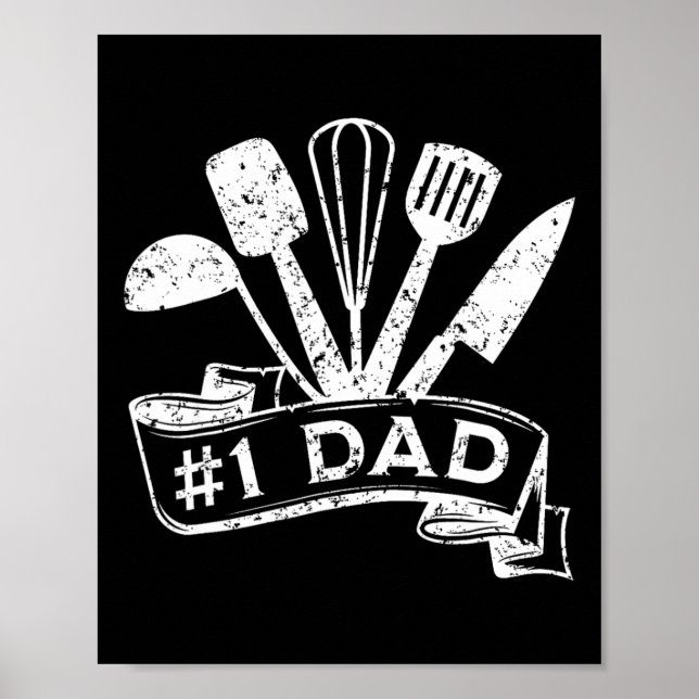 One Cooking Dad For Fathers Day Cooking Daddy  Poster (Front)