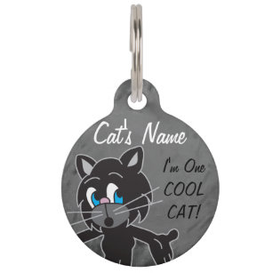 One Cool Cat Pet Tag