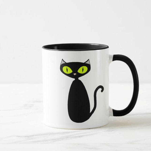 One Cool Mod Cat Mug (Right)