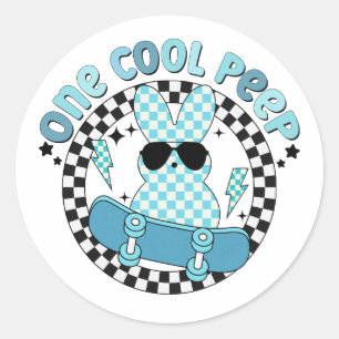 One Cool Peep Classic Round Sticker
