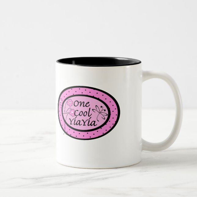One Cool YiaYia Two-Tone Coffee Mug (Right)