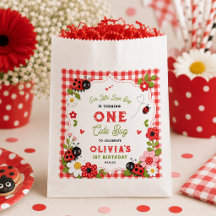 One Cute Bug Floral Ladybug 1st Birthday party
