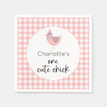 One Cute Chick 1st Birthday