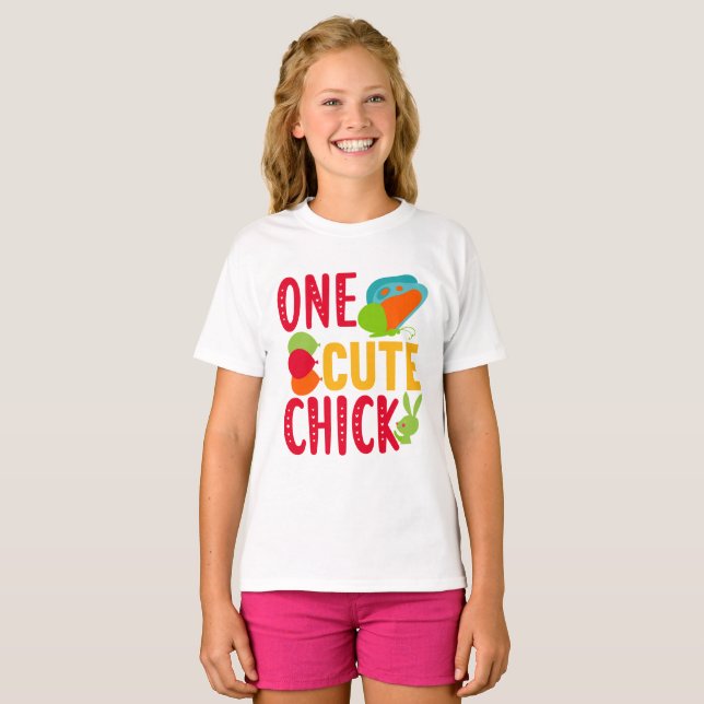 One Cute Chick | Easter Day T-Shirt (Front Full)