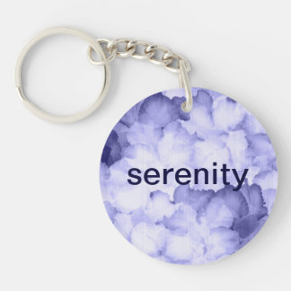 One day at a time and serenity gift of AA birthday Keychain