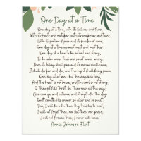 One Day At a Time Annie Johnson Flint Art