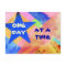 One Day at a Time Blue Star postcard